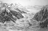 Vue sur Martigny